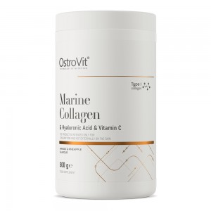 OstroVit COLLAGEN MARINE + Hyaluronic Acid + Vitamin C 500g манго-ананас