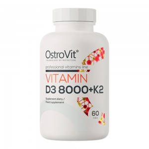 OstroVit VITAMIN D3 8000 + K2 60 tabs