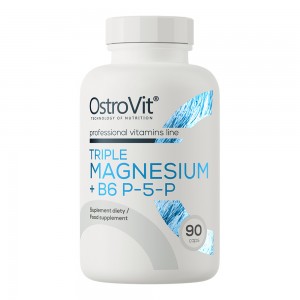OstroVit MAGNESIUM  TRIPLE + B6 P-5-P 90 caps