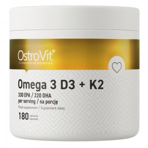 OstroVit OMEGA 3 D3 + K2 180 caps