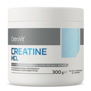 OstroVit CREATINE HCL 300g чорна смородина та вишня