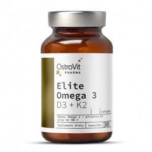 OstroVit PHARMA ELITE OMEGA 3 D3 + K2 30 caps