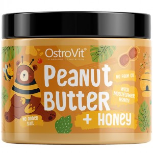 OstroVit PEANUT BUTTER + HONEY 500g