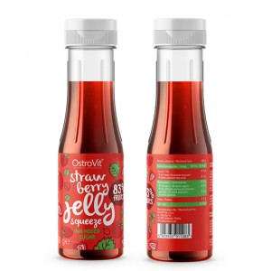 OstroVit JELLY SQUEEZE 350g strawberry